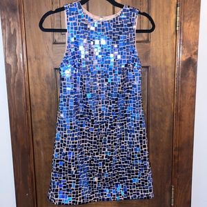 Alice + Olivia Clyde Sequin Dress